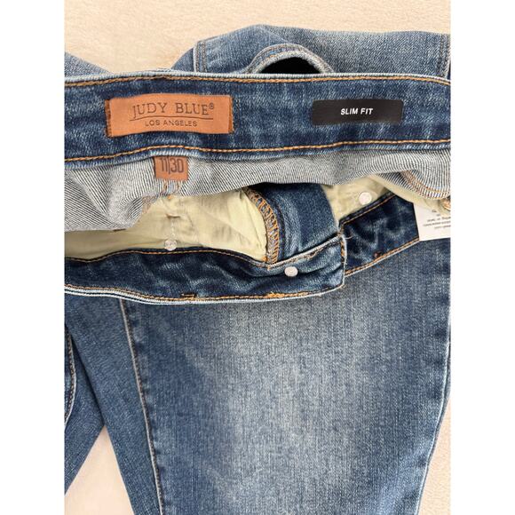 Judy Blue Slim Fit High Rise Tummy Control Jeans 11 30 Sculpting Denim - Picture 6 of 13